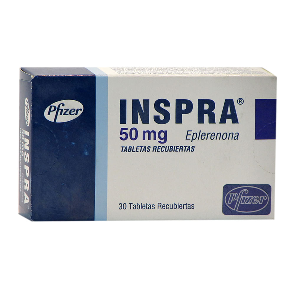 Inspra 50 mg Tableta Recubierta