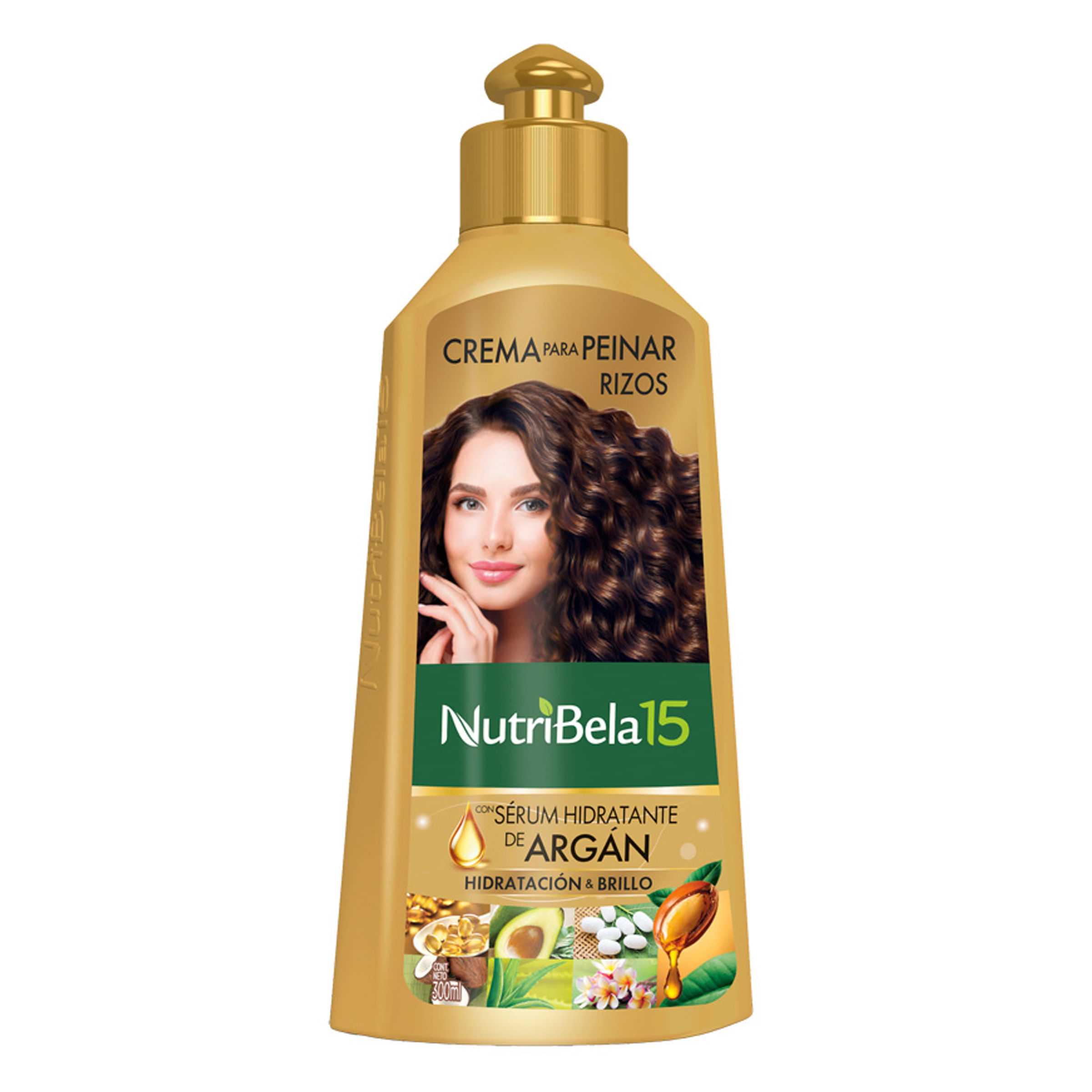 Crema para Peinar Nutribela 15 Rizos Serem Hidratante de Argan