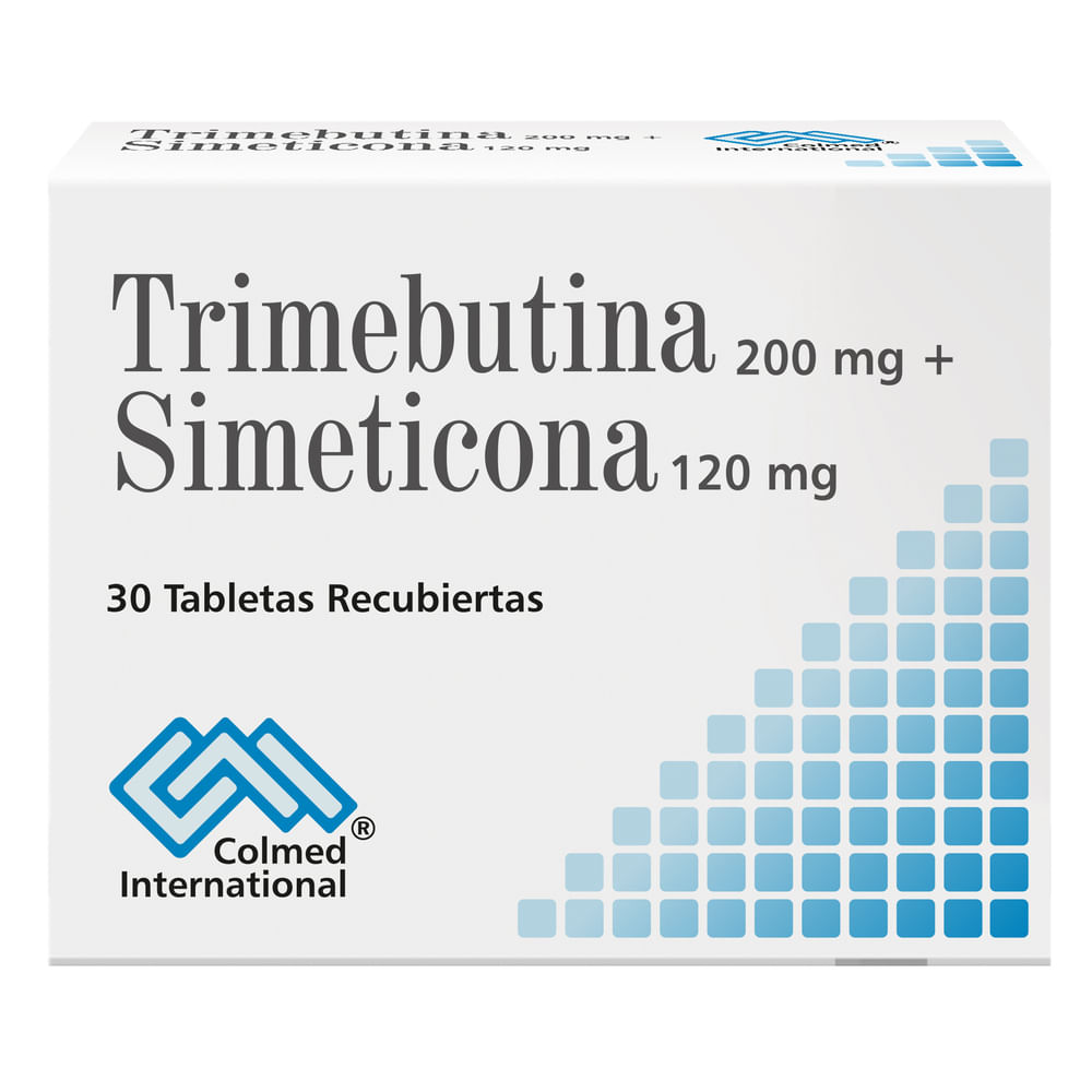 TRIMEBUTINA + SIMETICONA 200/120 MG (COLMED)