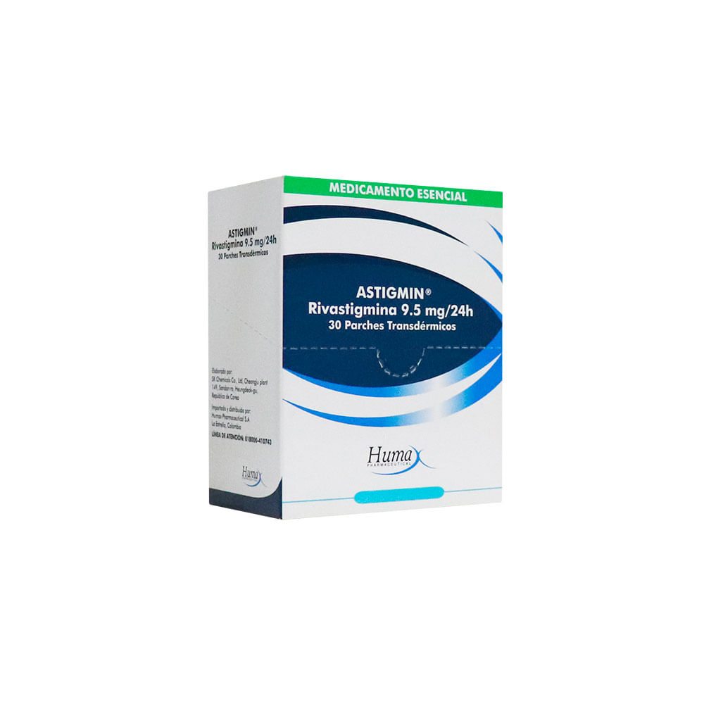 RIVASTIGMINA (ASTIGMIN) 9.5 MG/24H PARCHE TRANSDERMICO