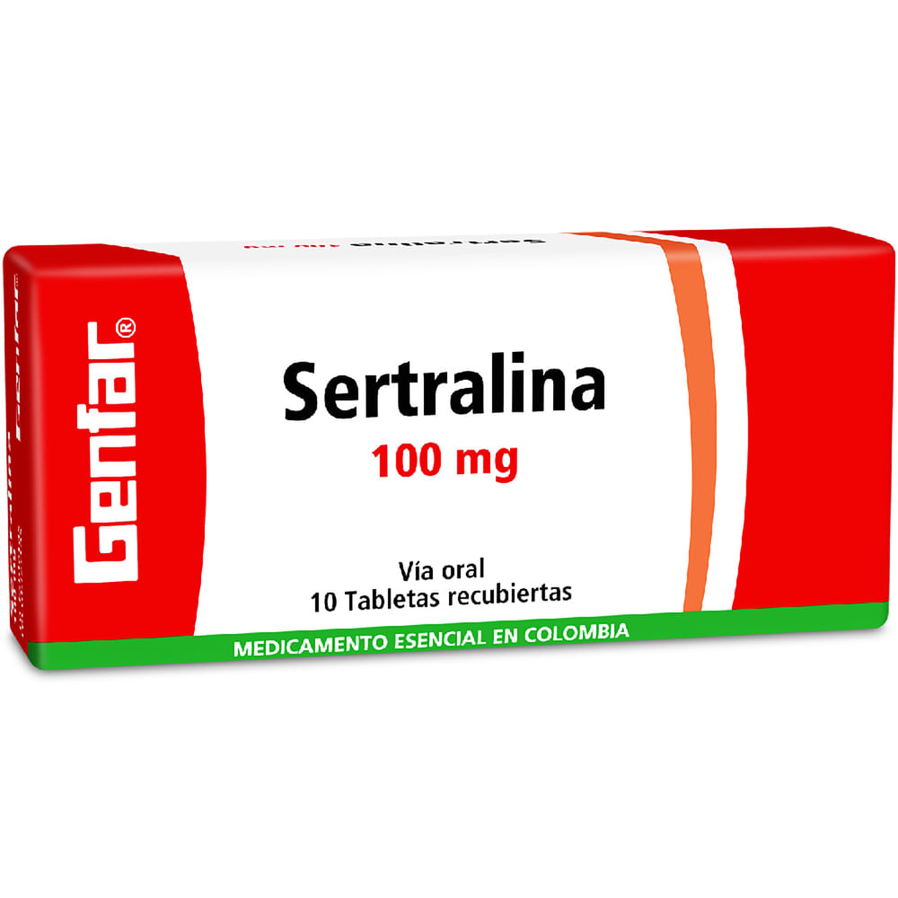 SERTRALINA 100 MG (GENFAR)