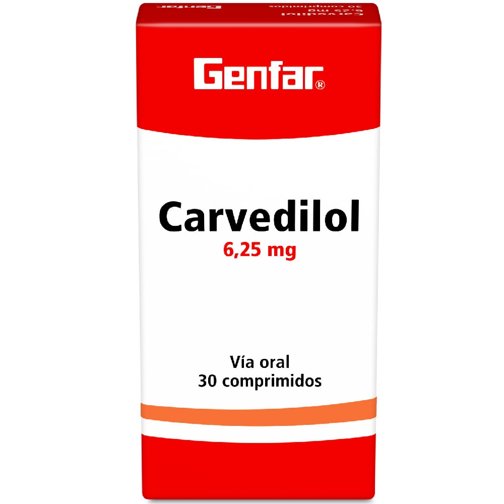 CARVEDILOL 6.25 MG (LA SANTE)