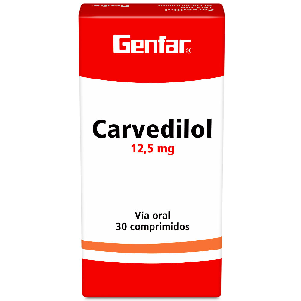 CARVEDILOL 12.5 MG (GENFAR)