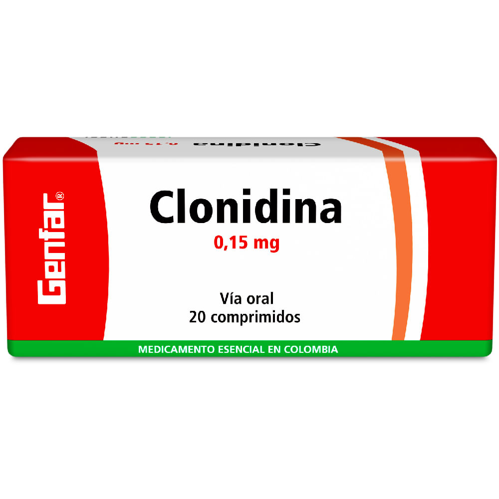 CLONIDINA 0.15 MG (GENFAR)