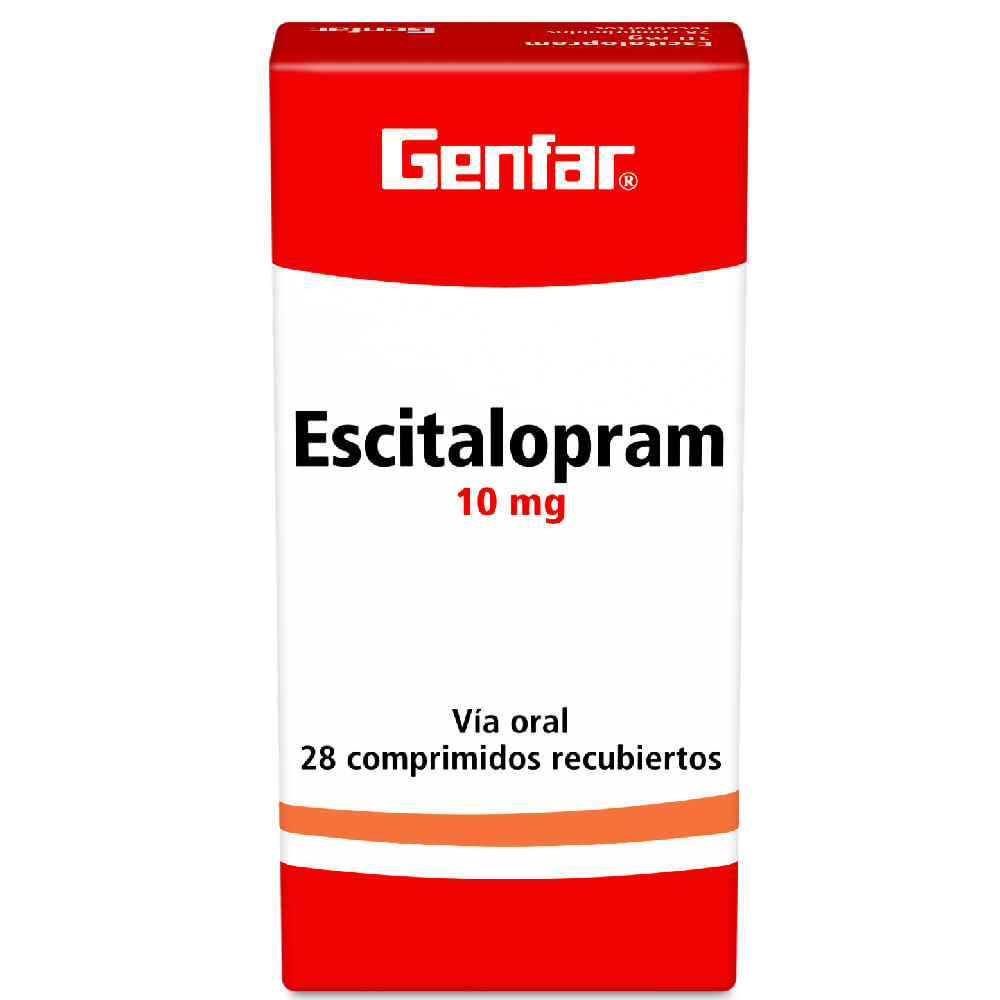 Escitalopram 10mg Tableta Recubierta