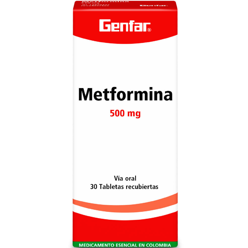 METFORMINA 500 MG (GENFAR)