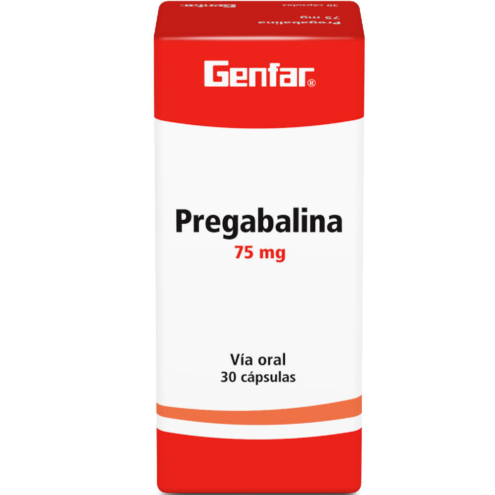 PREGABALINA 75 MG (GENFAR)