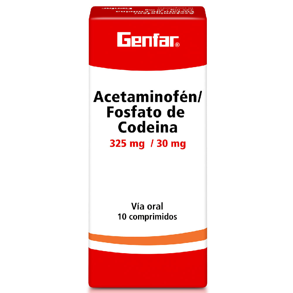 ACETAMINOFEN + CODEINA 325/30 MG (GENFAR)