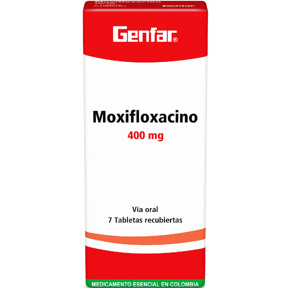 MOXIFLOXACINO 400 MG (GENFAR)