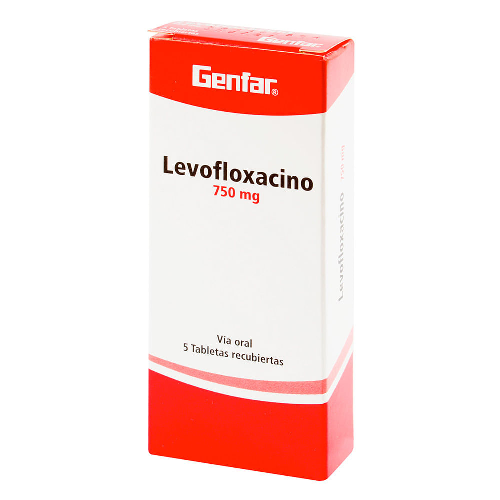 LEVOFLOXACINO 750 MG (GENFAR)