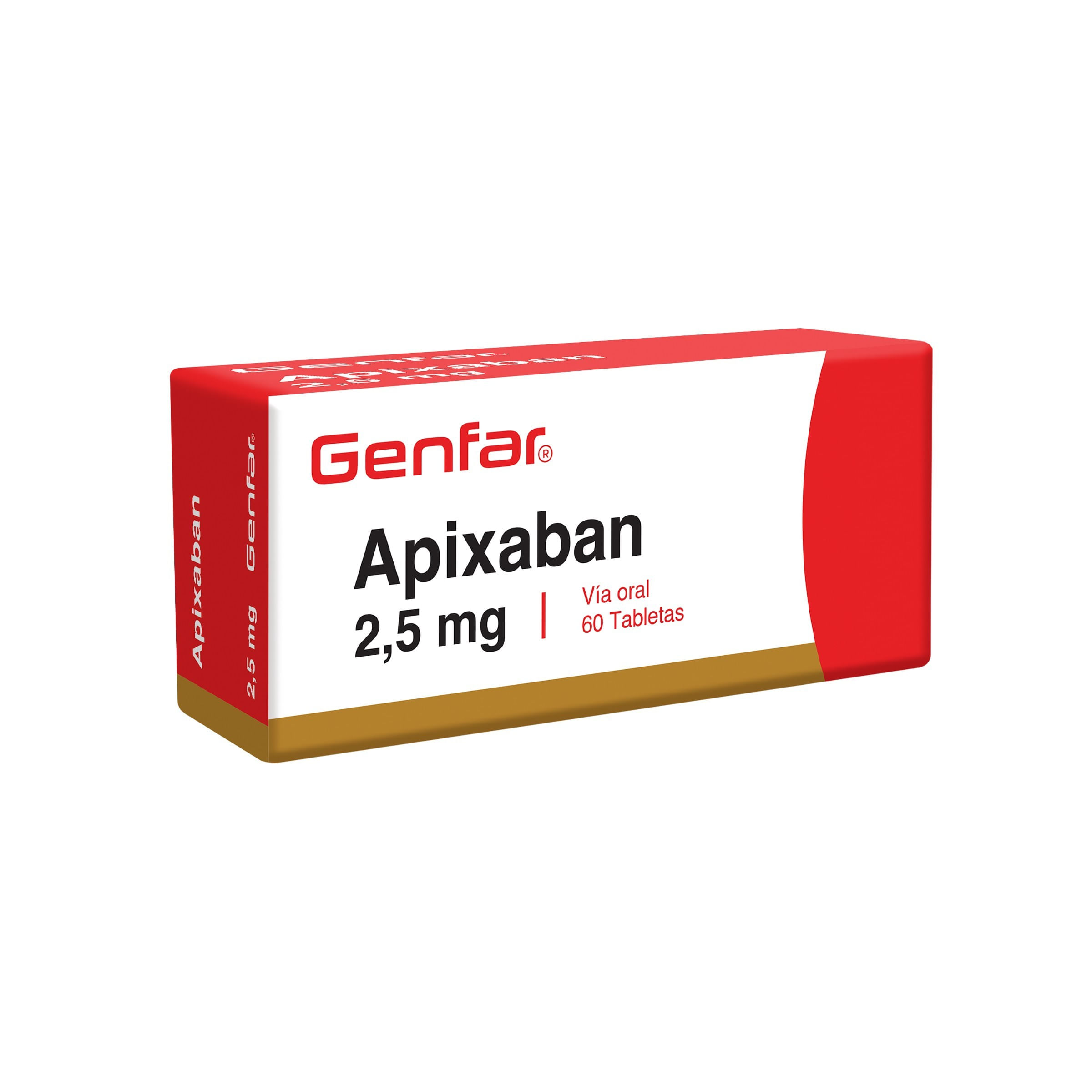 APIXABAN 2.5 MG (GENFAR)