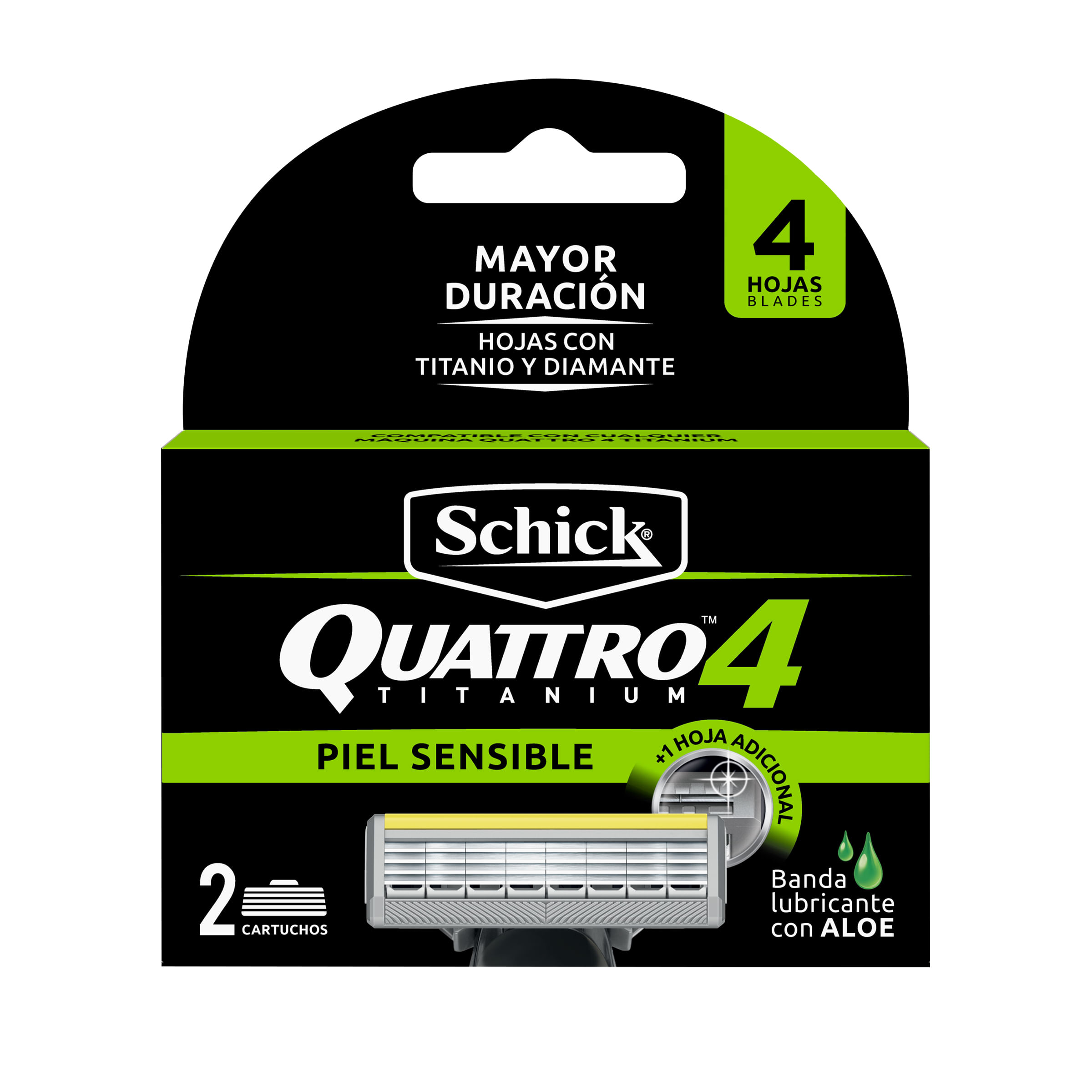 Repuestos Schick Quattro Titanium