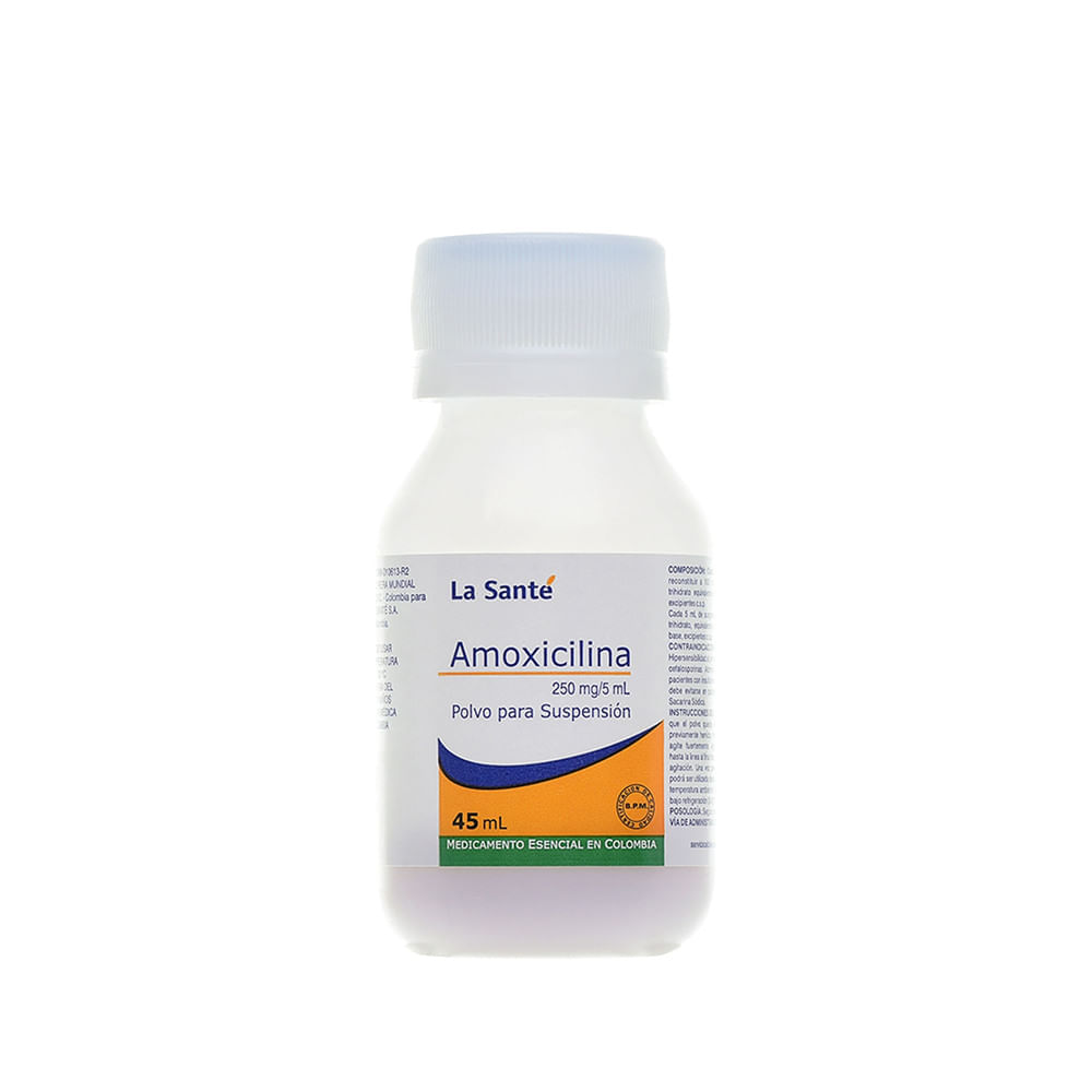 AMOXICILINA SUSPENSION 250 MG (LA SANTE)