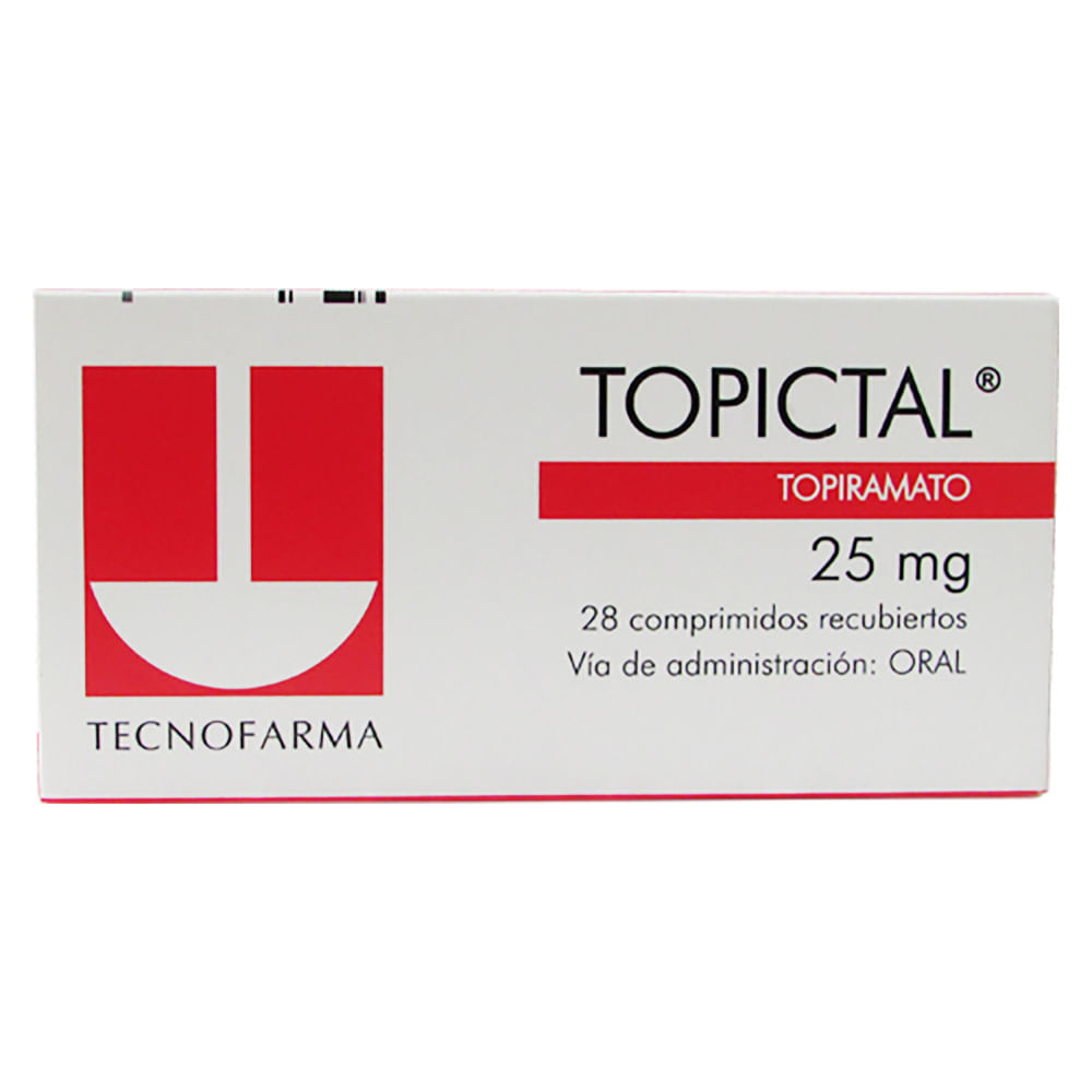 Topictal 25 mg Comprimido Recubierto