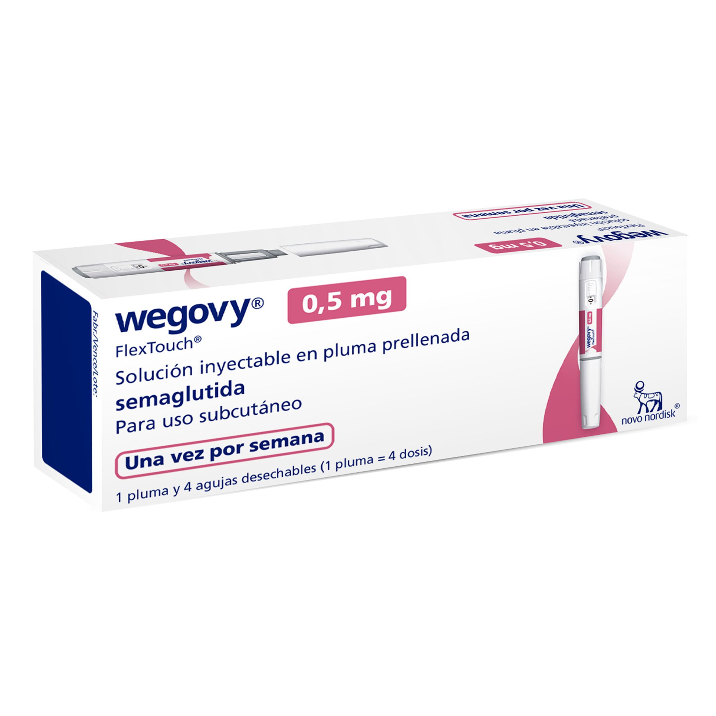 WEGOVY 0.5 MG SOLUCION INYECTABLE X 4 DOSIS