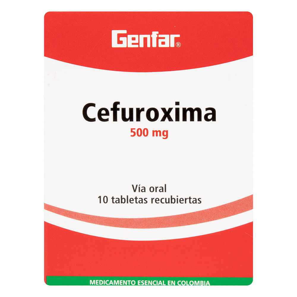 CEFUROXIMA 500 MG (GENFAR)
