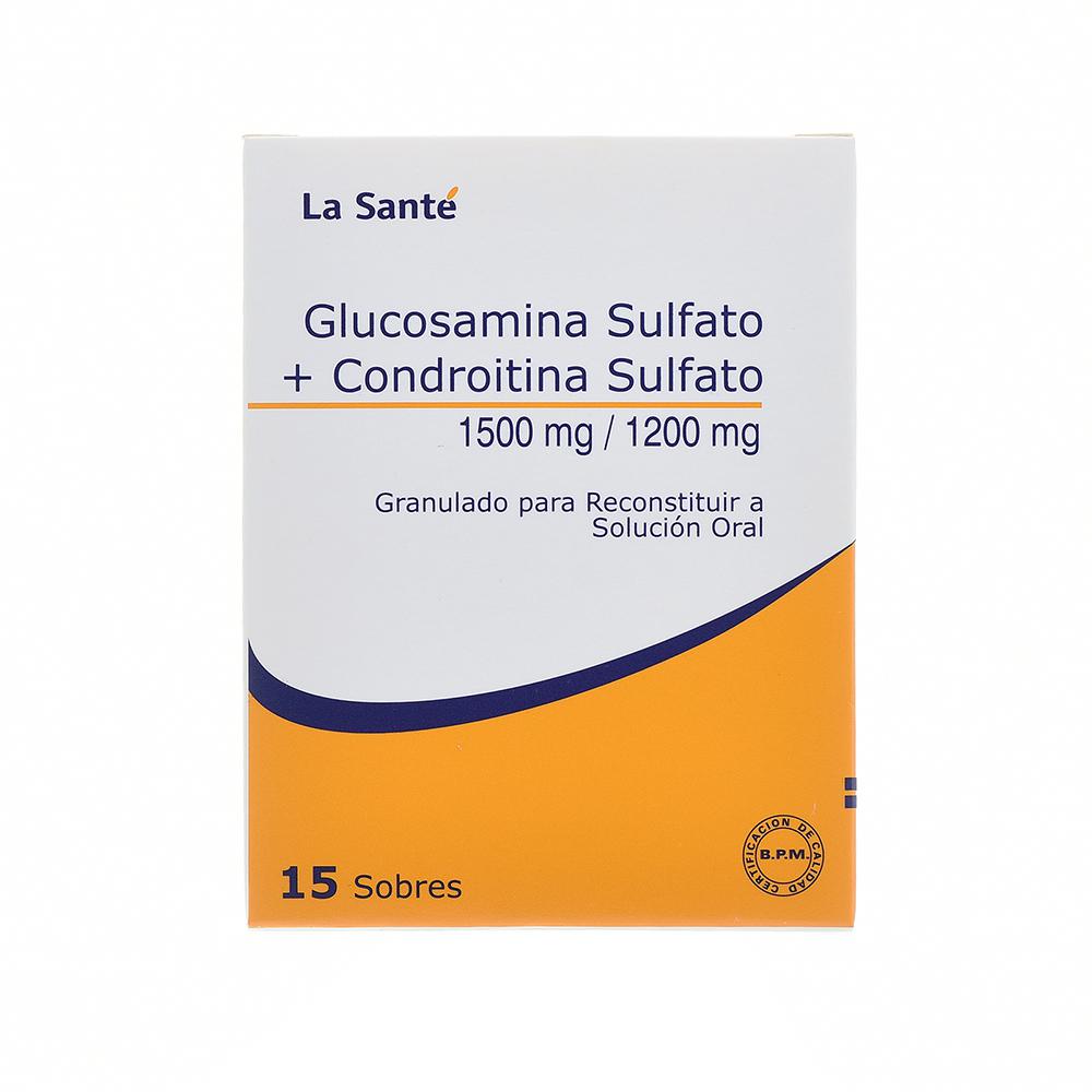 GLUCOSAMINA + CONDROITINA 1500 MG (LA SANTE)