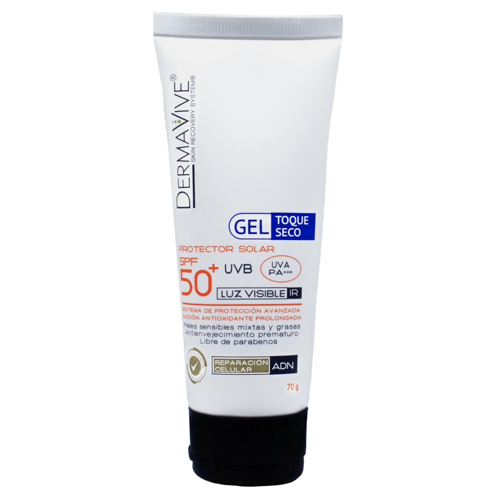 DERMAVIVE PROTECTOR SOLAR SPF 50+ GEL NF