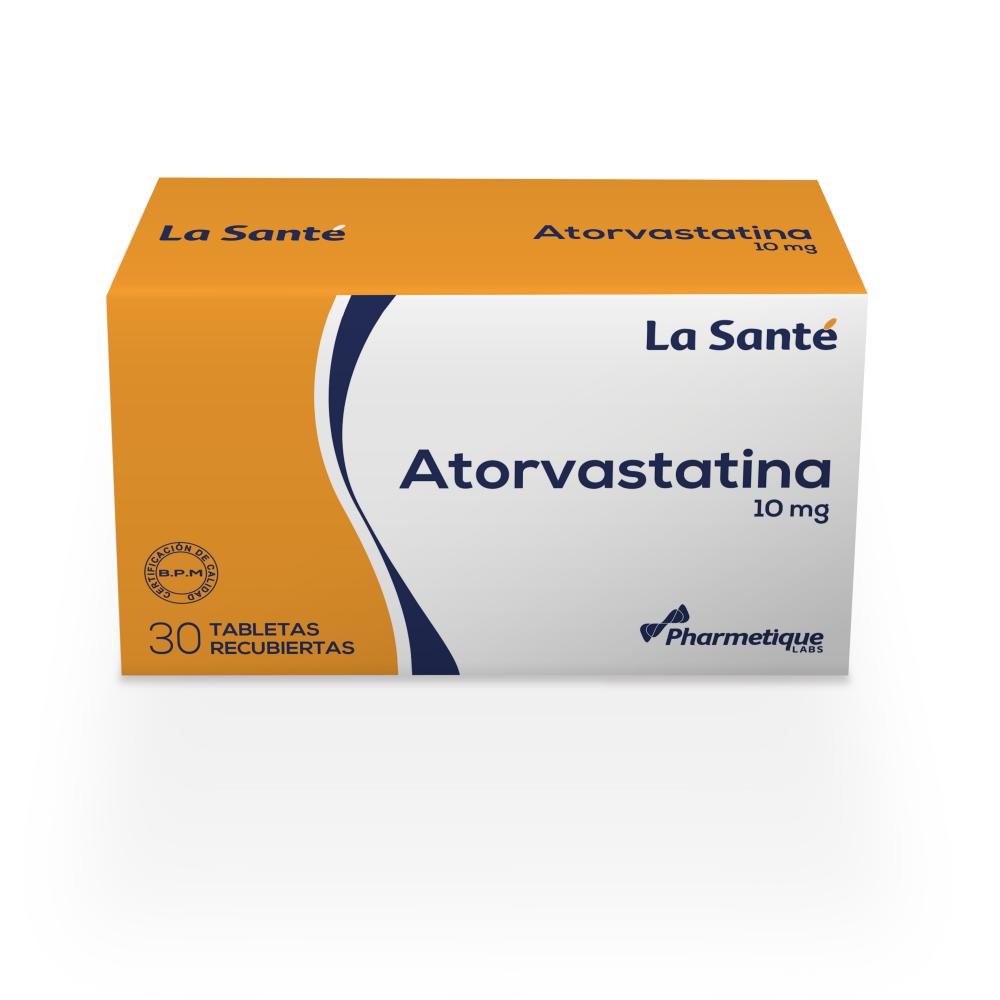 ATORVASTATINA 10 MG (LA SANTE)