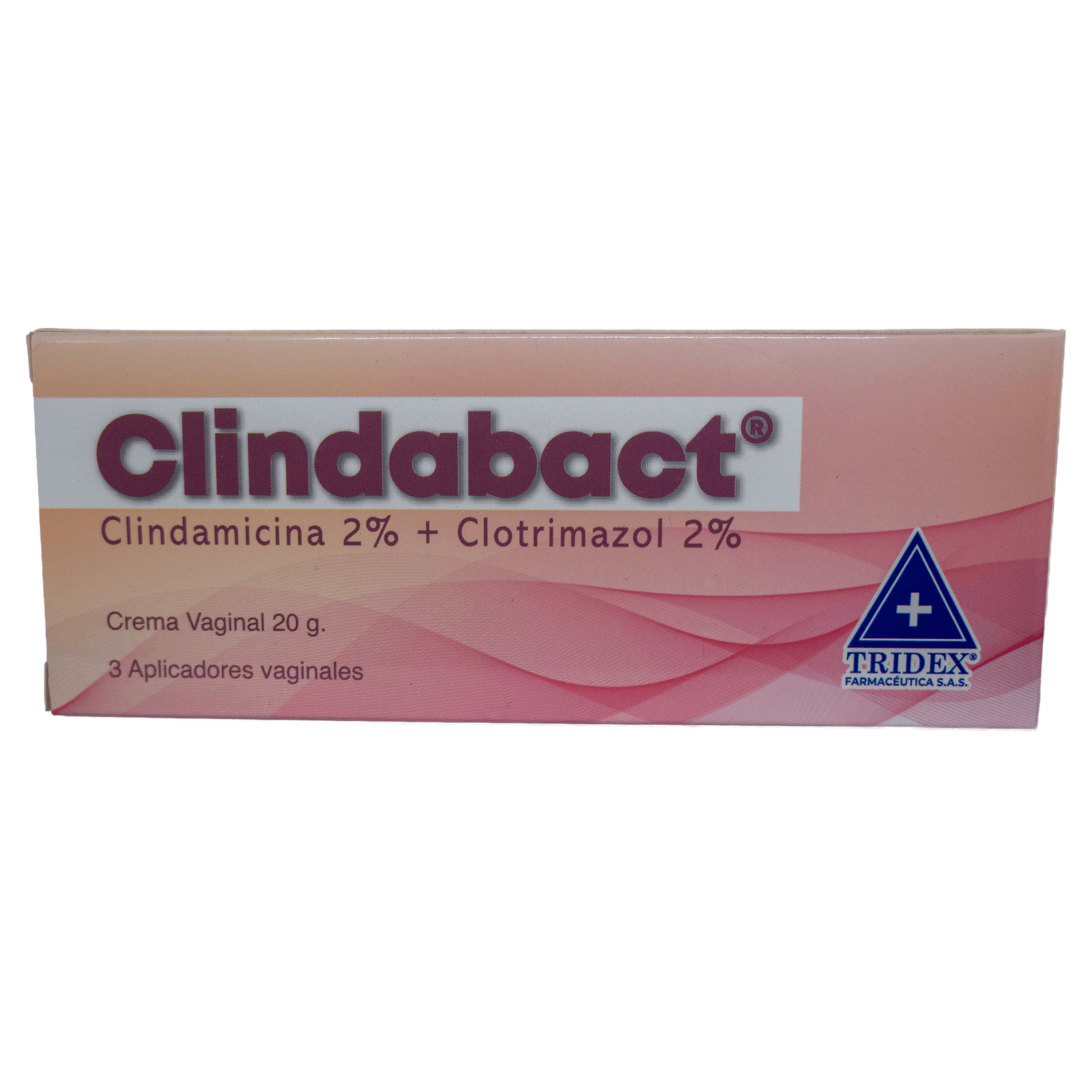 CLINDABACT CREMA VAGINAL 2% (CLINDAMICINA + CLOTRIMAZOL) 3 APLICADORES