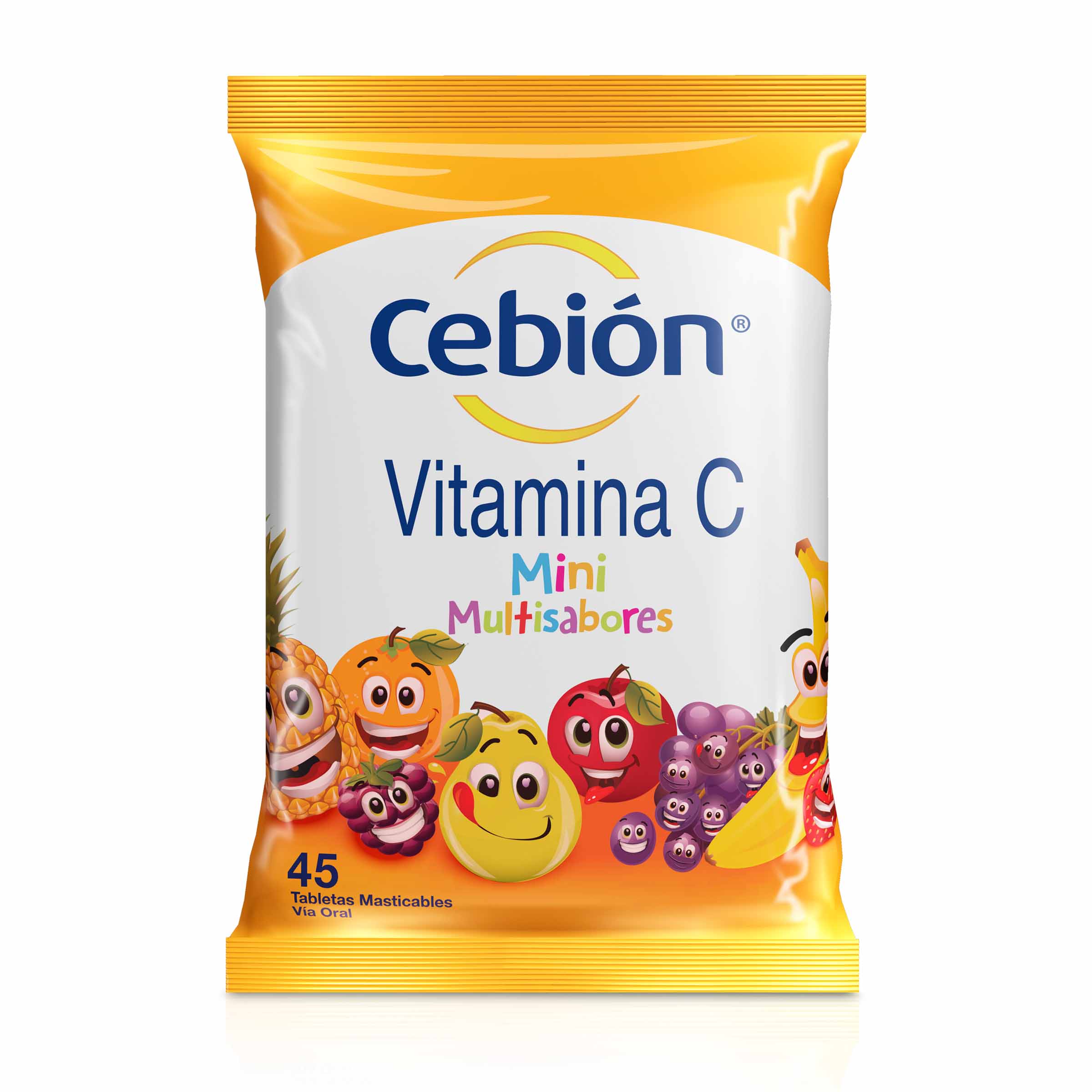 CEBIÓN PARA NIÑOS VITAMINA C MULTI SABOR