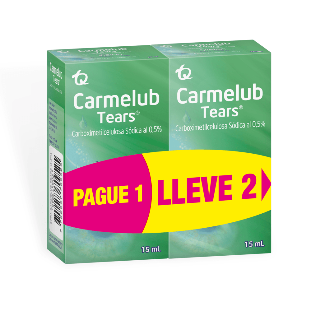 OFERTA CARMELUB TEARS PAGUE 1 LLEVE 2 X 15 ML