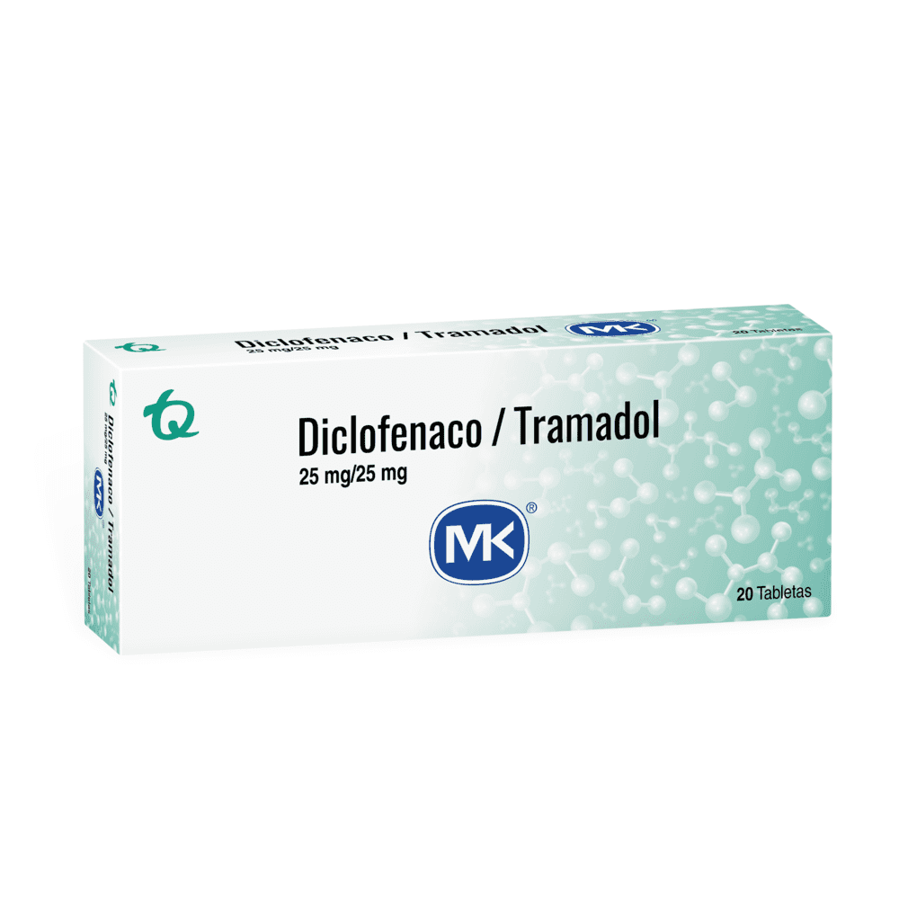 DICLOFENACO 25 MG / TRAMADOL 25 MG (MK)