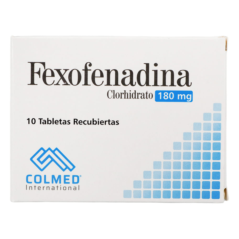 FEXOFENADINA COLMED 180 MG