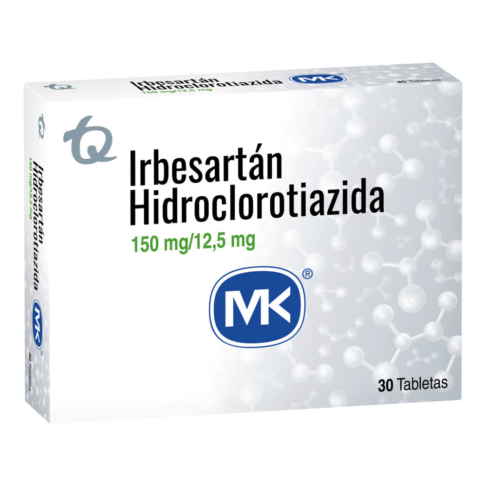 irbesartan 150 MG /Hidroclorotiazida 12.5mg tableta