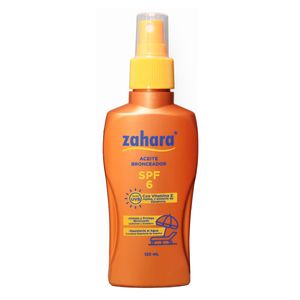 Aceite Bronceador Zahara Spf 6 Vitamina E