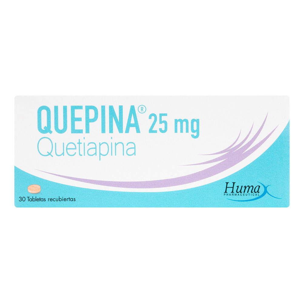 QUEPINA 25 MG (HUMAX) QUETIAPINA