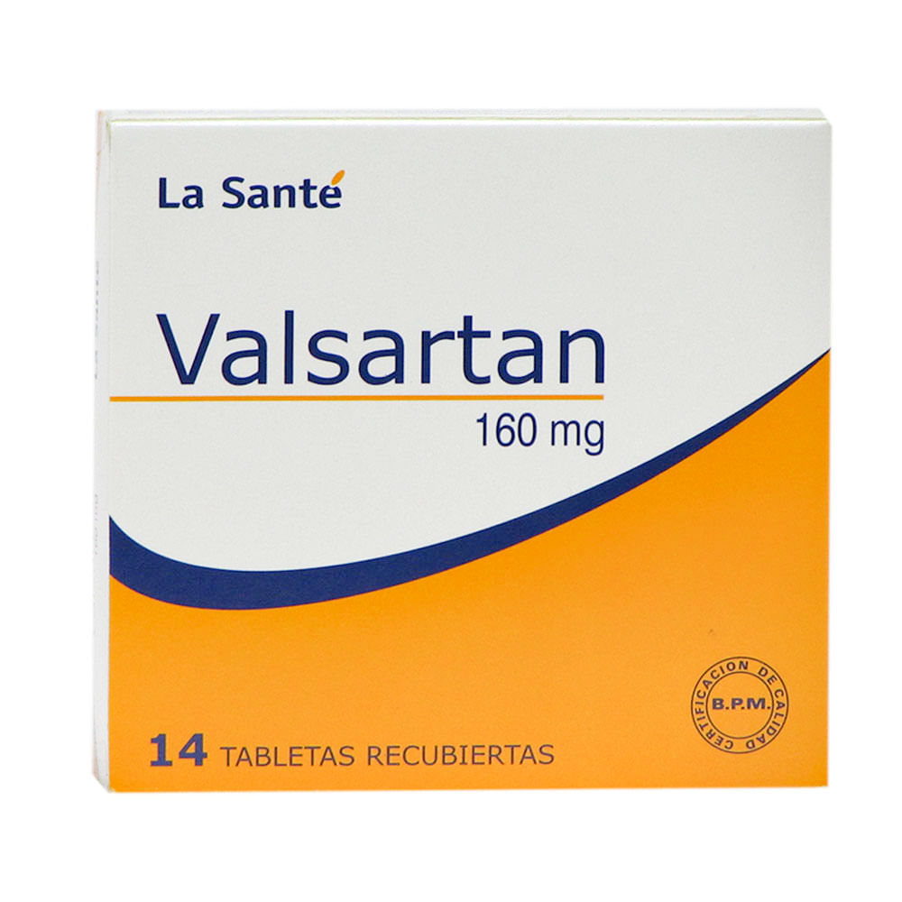 Valsartan 160mg Tableta Recubierta