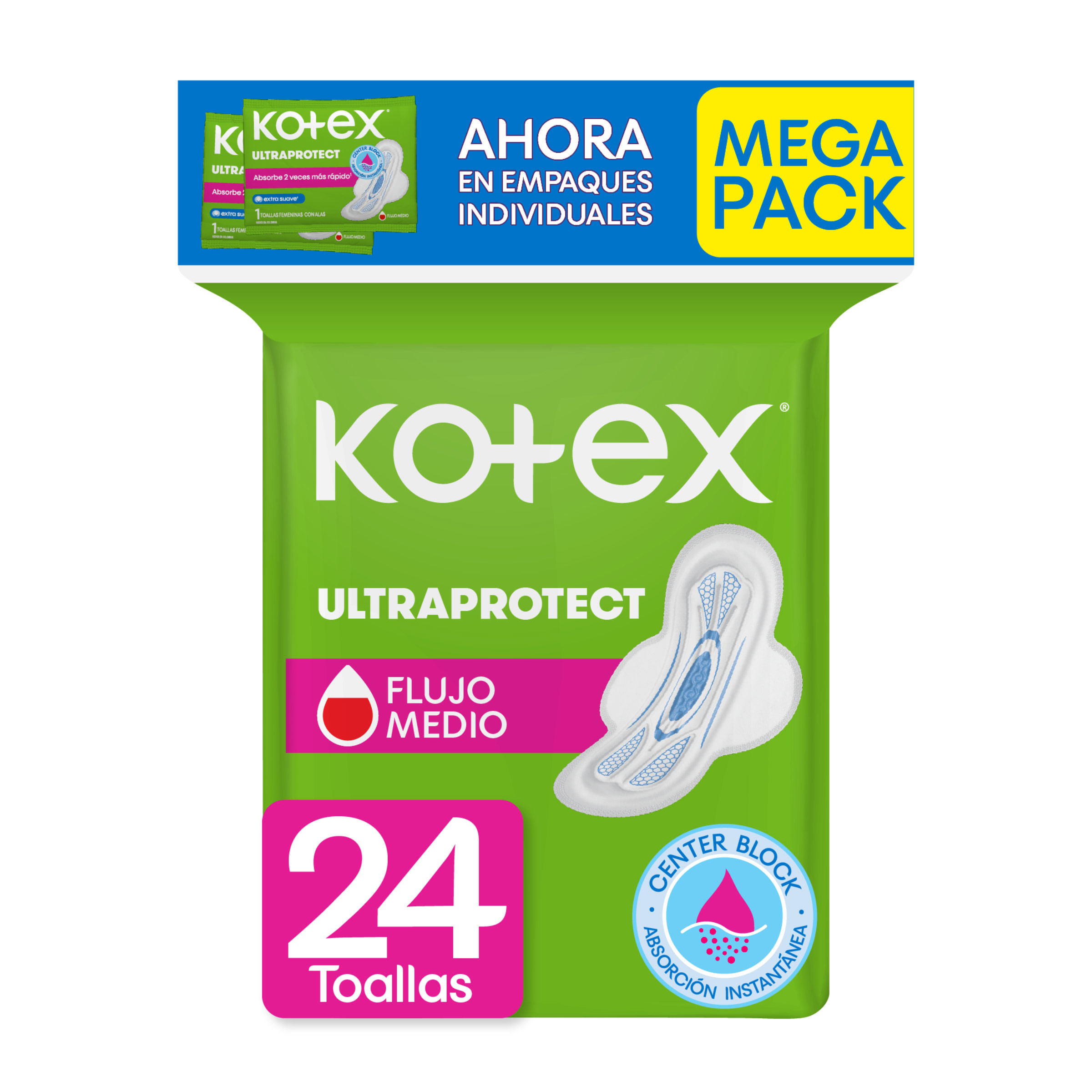 TOALLAS KOTEX HIGIENICAS NORMALES DISPENSADOR