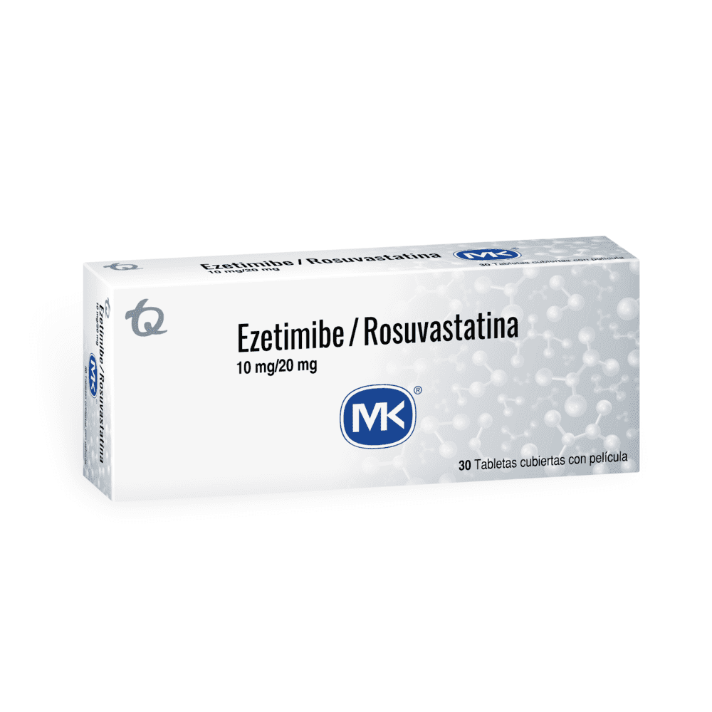 EZETIMIBE 10 MG + ROSUVASTATINA 20 MG (MK)