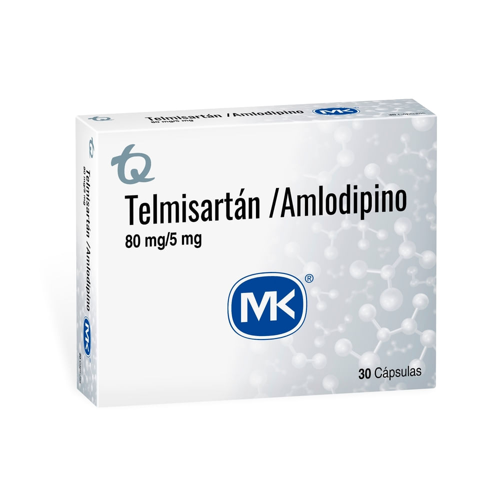 TELMISARTAN + AMLODIPINO 80MG/5MG (MK)