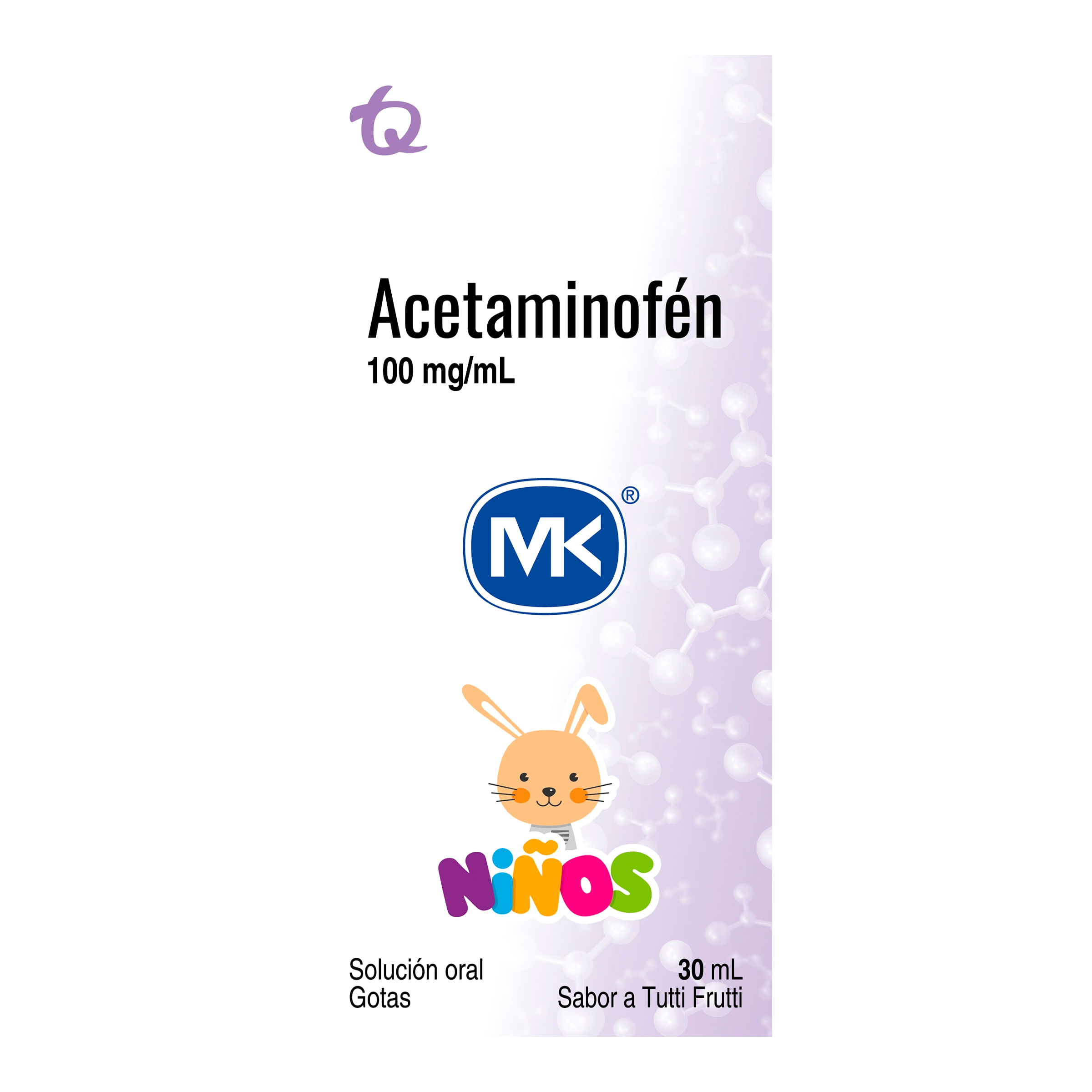 ACETAMINOFEN 100 MG / ML (MK) GOTAS