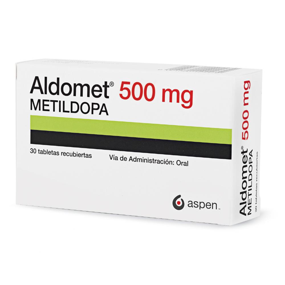 Aldomet 500 mg Tableta Recubierta