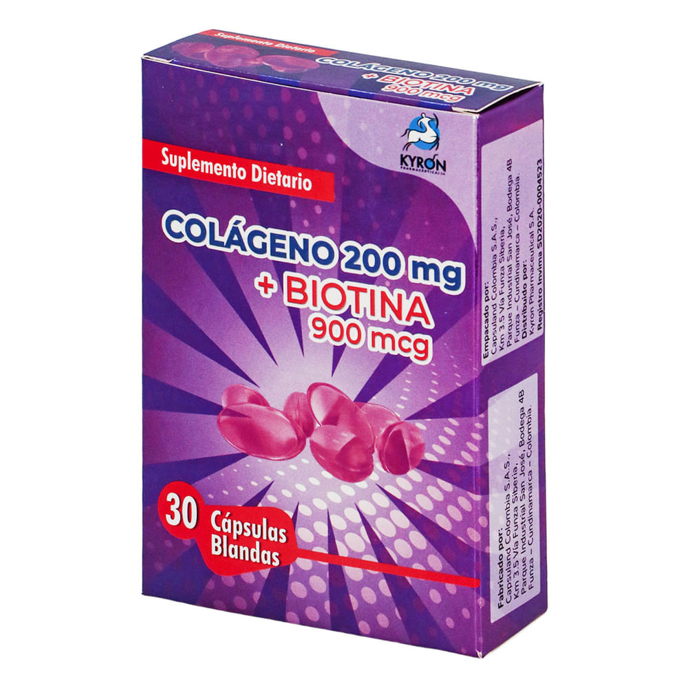 COLAGENO + BIOTINA (KYRON)