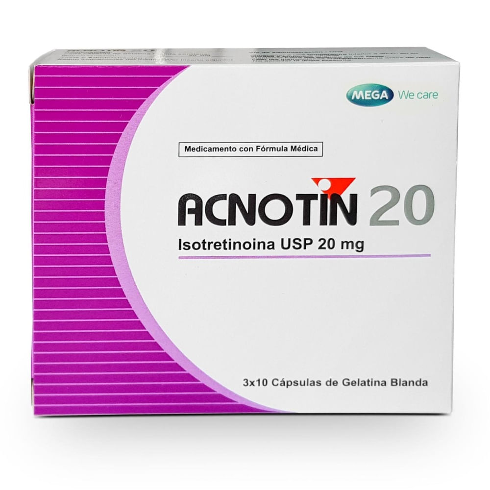 ACNOTIN 20 MG (ISOTRETINOINA)