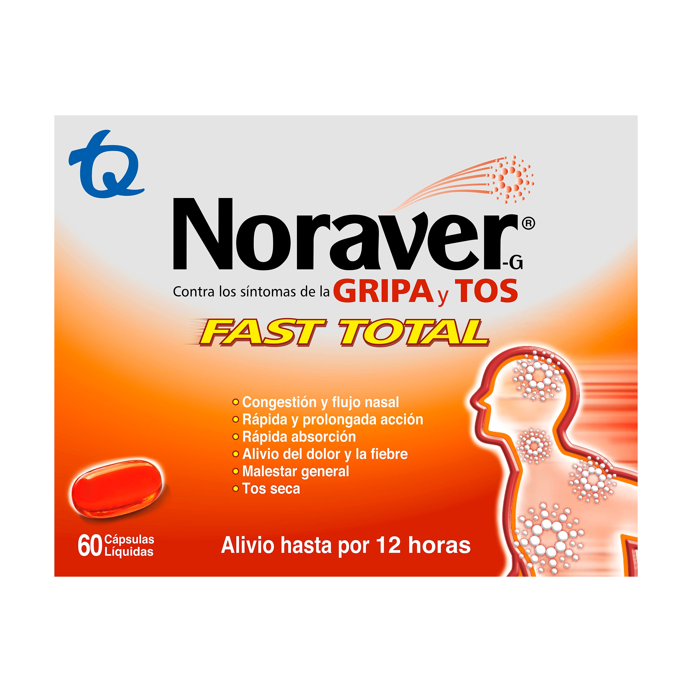 NORAVER GRIPA FAST TOTAL
