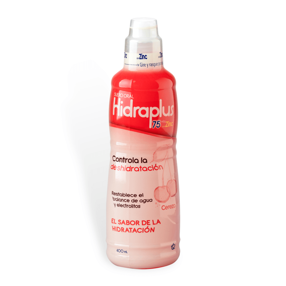 HIDRAPLUS 75 ZINC CEREZA FCO X 400ML