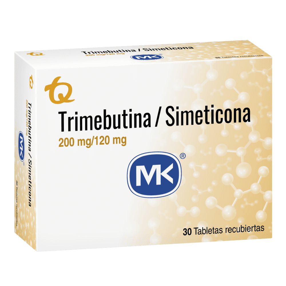 TRIMEBUTINA + SIMETICONA (MK) 200 MG + 120 MG