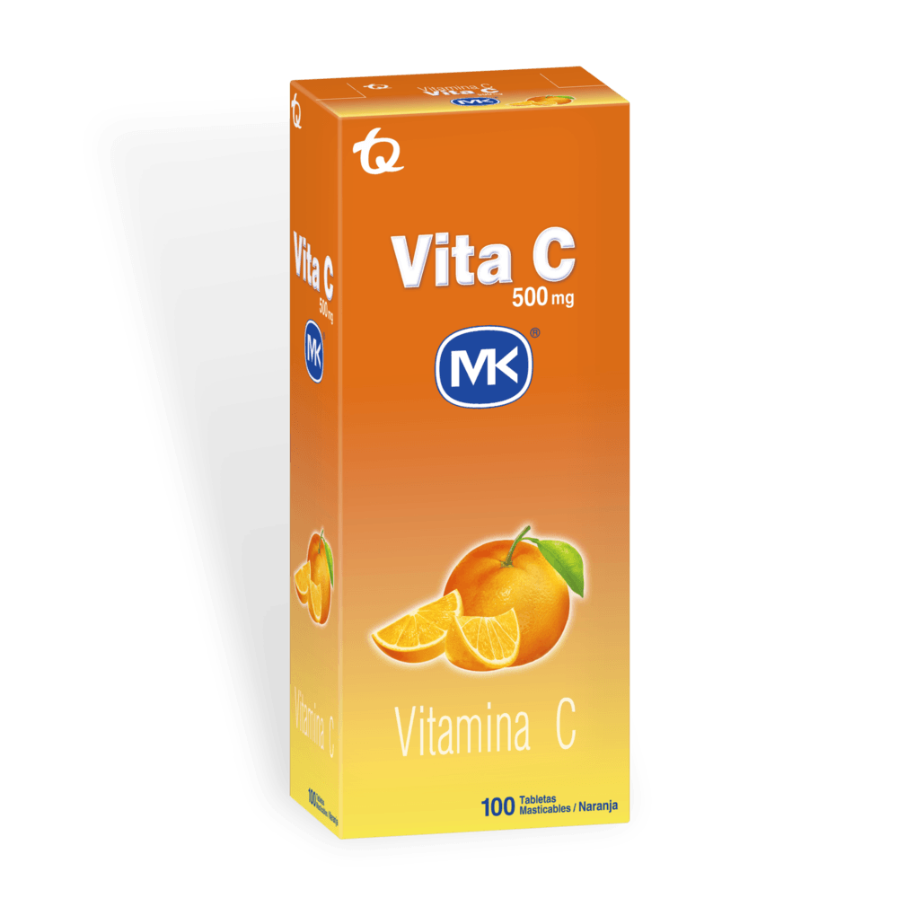 VITAMINA VITA C MK MASTICABLE NARANJA