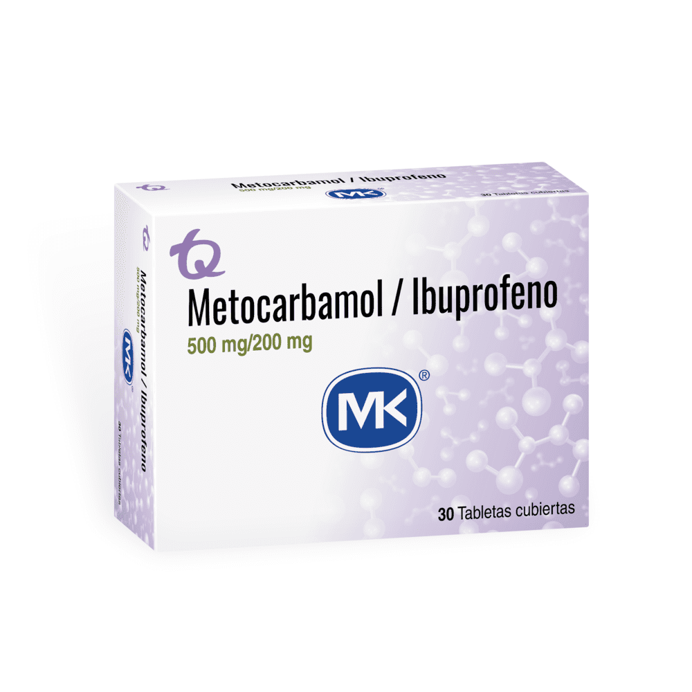METOCARBAMOL / IBUPROFENO 500/200 MG (MK)