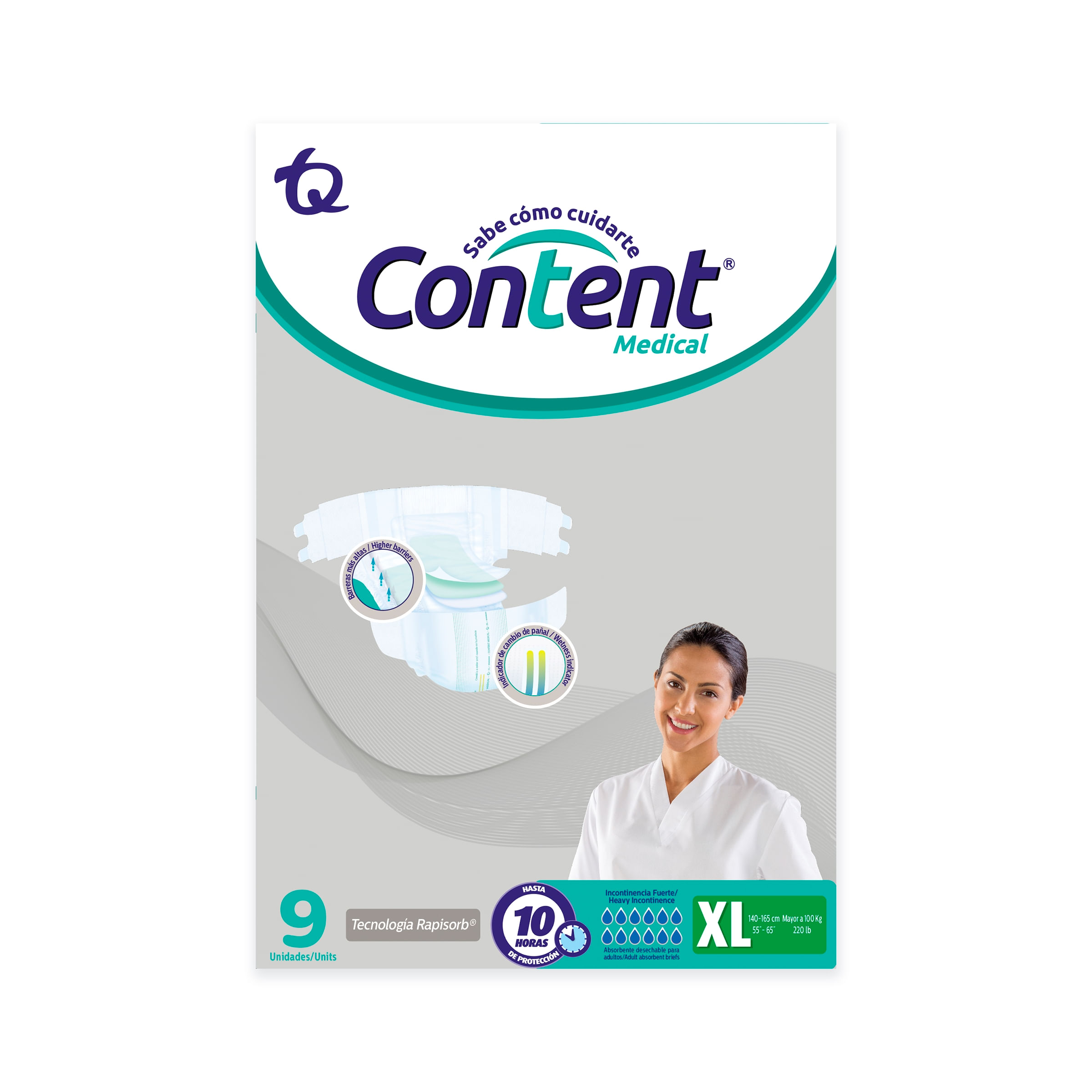 Pañal Content Medical Adulto Talla XL