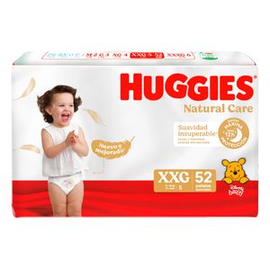 Pañal Huggies Natural Care Etapa 5 / Xxg Paquete X 52 Unidades