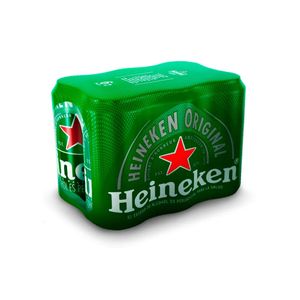 Cerveza Heineken Lata 269 ml X 6
