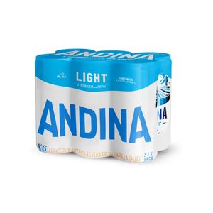 Cerveza Andina Light Lata 269 ml X 6