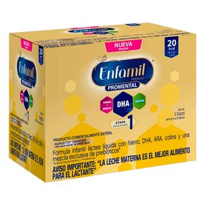 Fórmula Infantil Enfamil Nursettes - 20K Cal Etapa 1 (0-6 Meses)