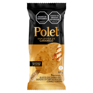 Paleta Polet Explosion Caramelo